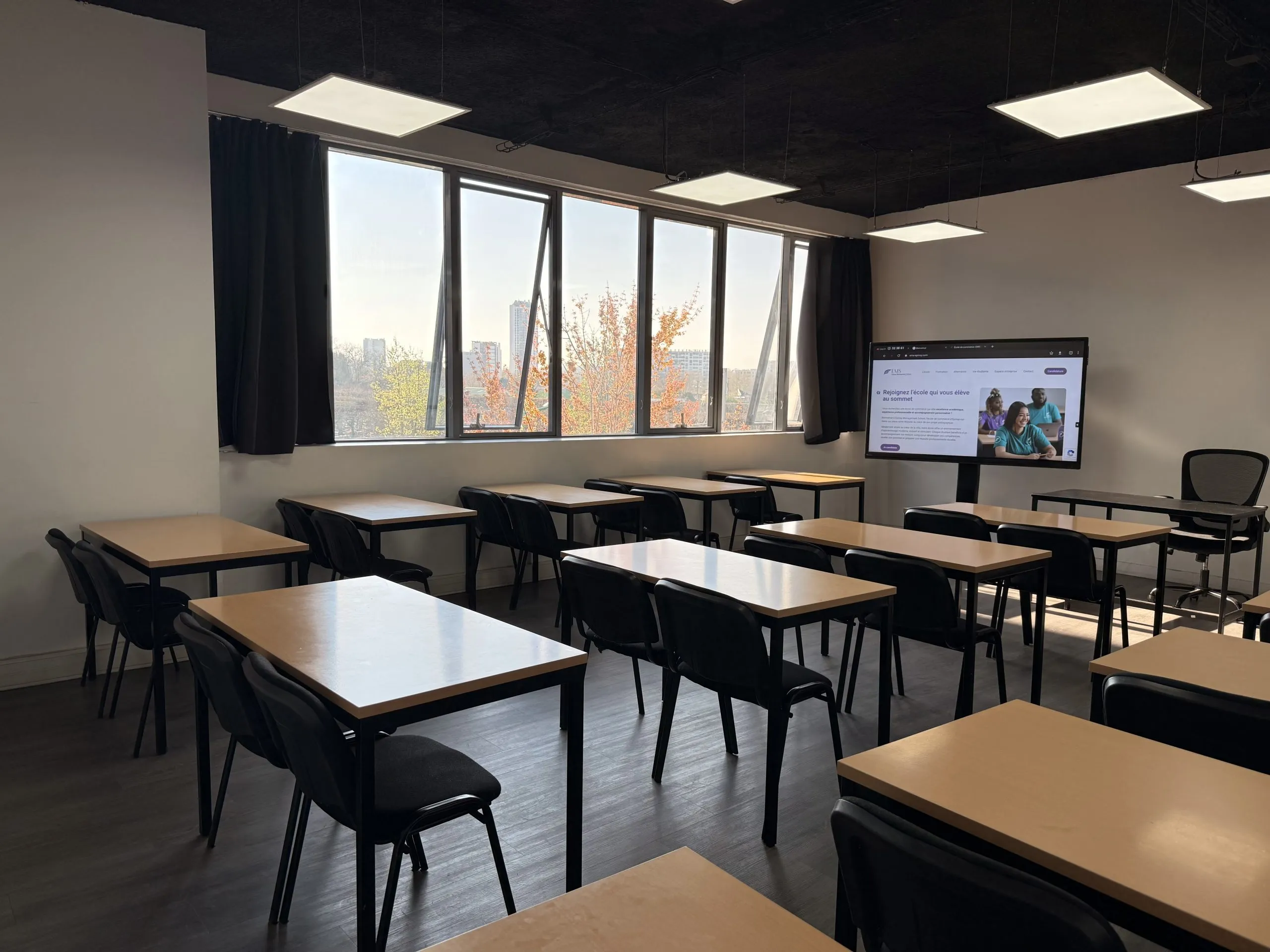 Aperçu du campus EMS en visite virtuelle
